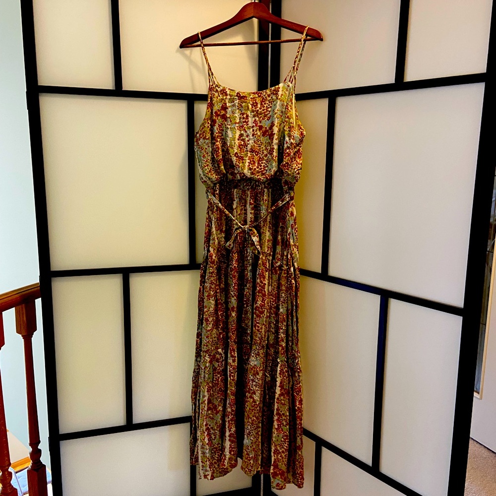 Free People flowy boho maxi dress